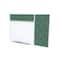 Ghent Combo Whiteboard/Bulletin, Mag Por/Rcycld, Styl B, 4 ft H x 8 ft W, Tan SpckLd SPC48B-ATR-TN - alternate 1